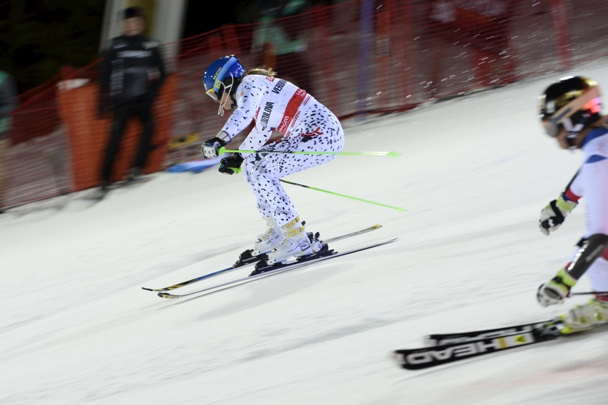 Veronika Zuzulová v paralelnom slalome. Snímka: TASR/AP