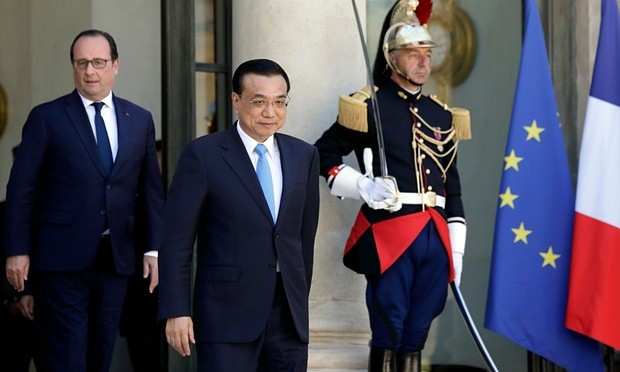 Hollande s čínskym predstaviteľom 