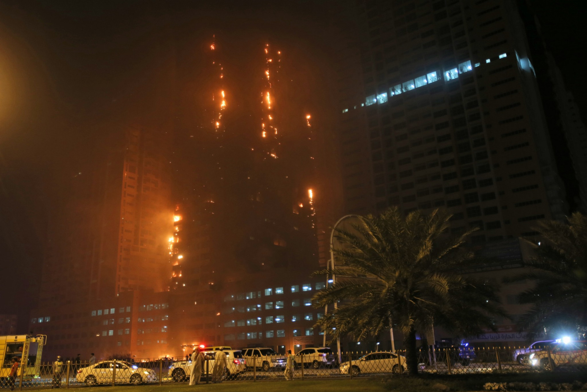 Požiar v Spojených arabských emirátoch