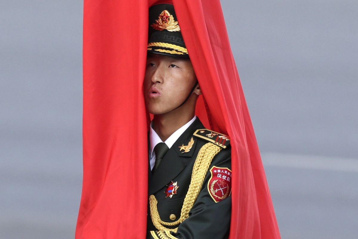 Vojak čínskej čestnej stráže