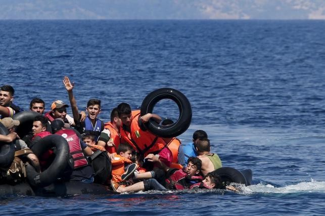 Utečenci v potápajúcom sa člne