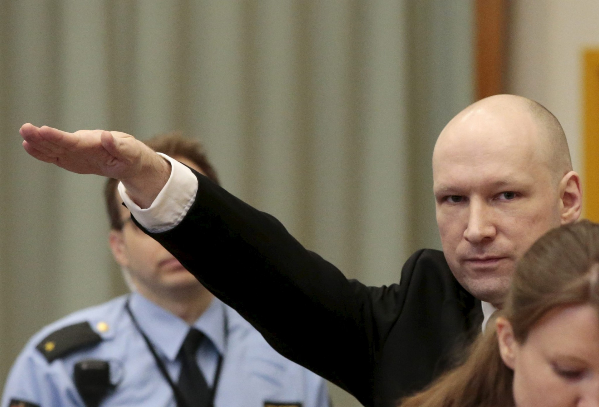 Anders Breivik na súde