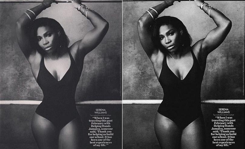 Serena Williams a retuš jej fotografie