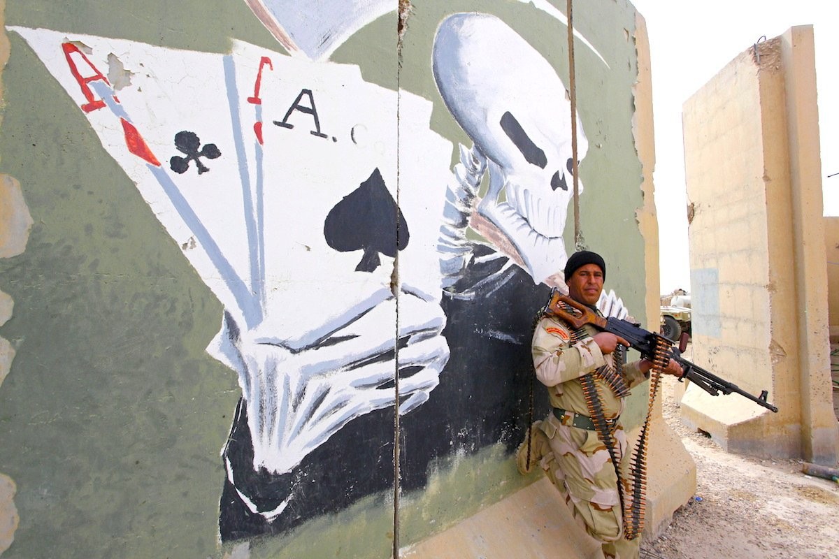 irak armáda vojak ramádí
