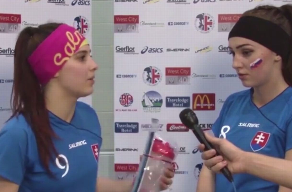 Timea Patakyová a Sarah Charlotte Žideková