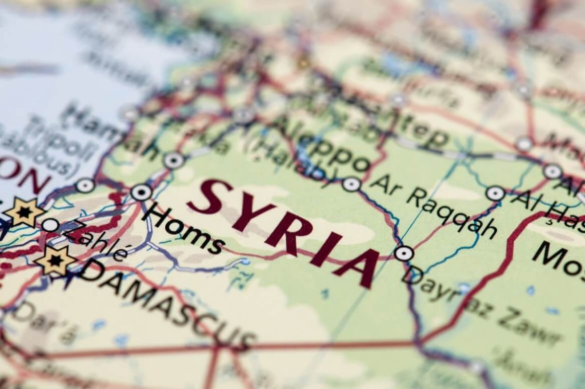 Sýria mapa Sykes Picot
