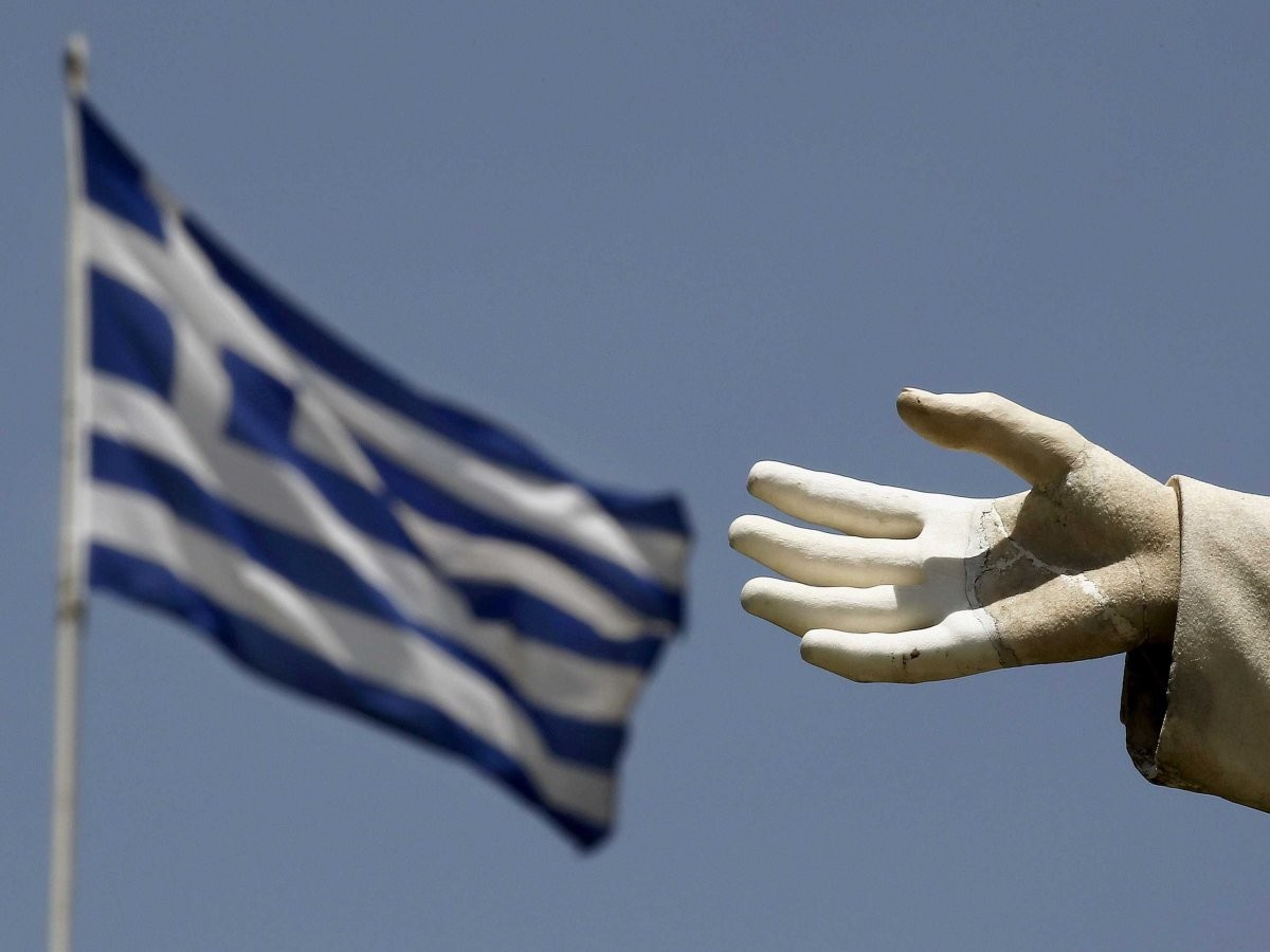 grécko dlhy financie vlajka