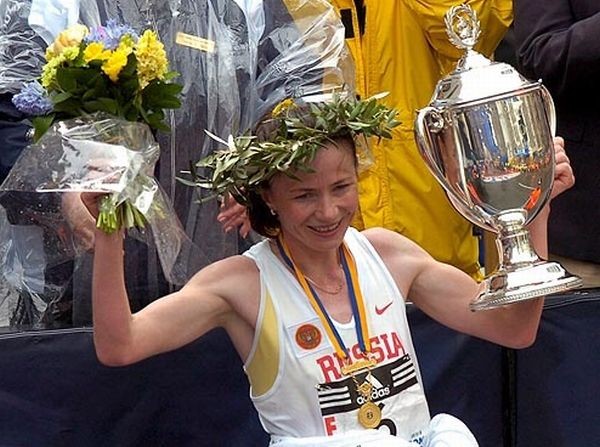 Bývalá víťazka Bostonského maratónu Lidija Grigorjevová 