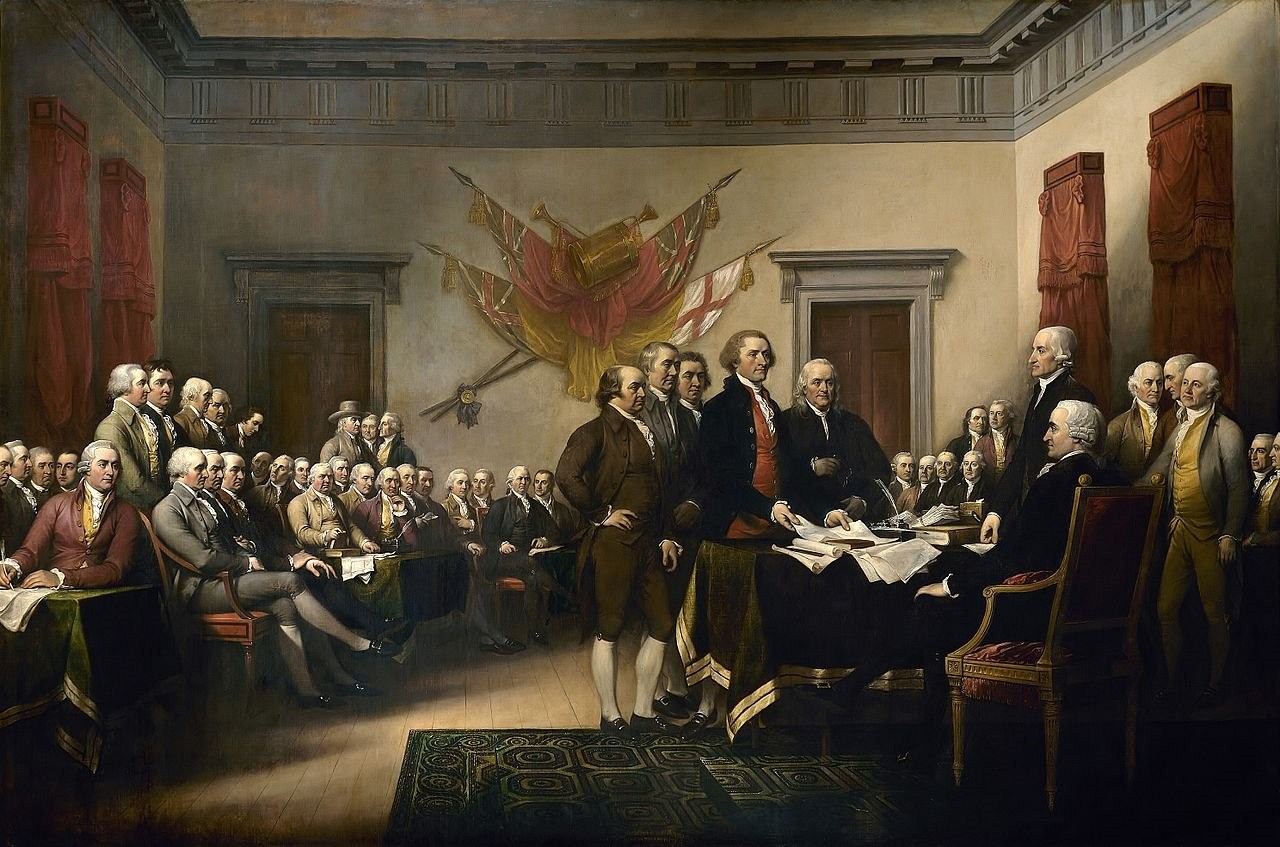 podpísanie Deklarácie nezávislosti