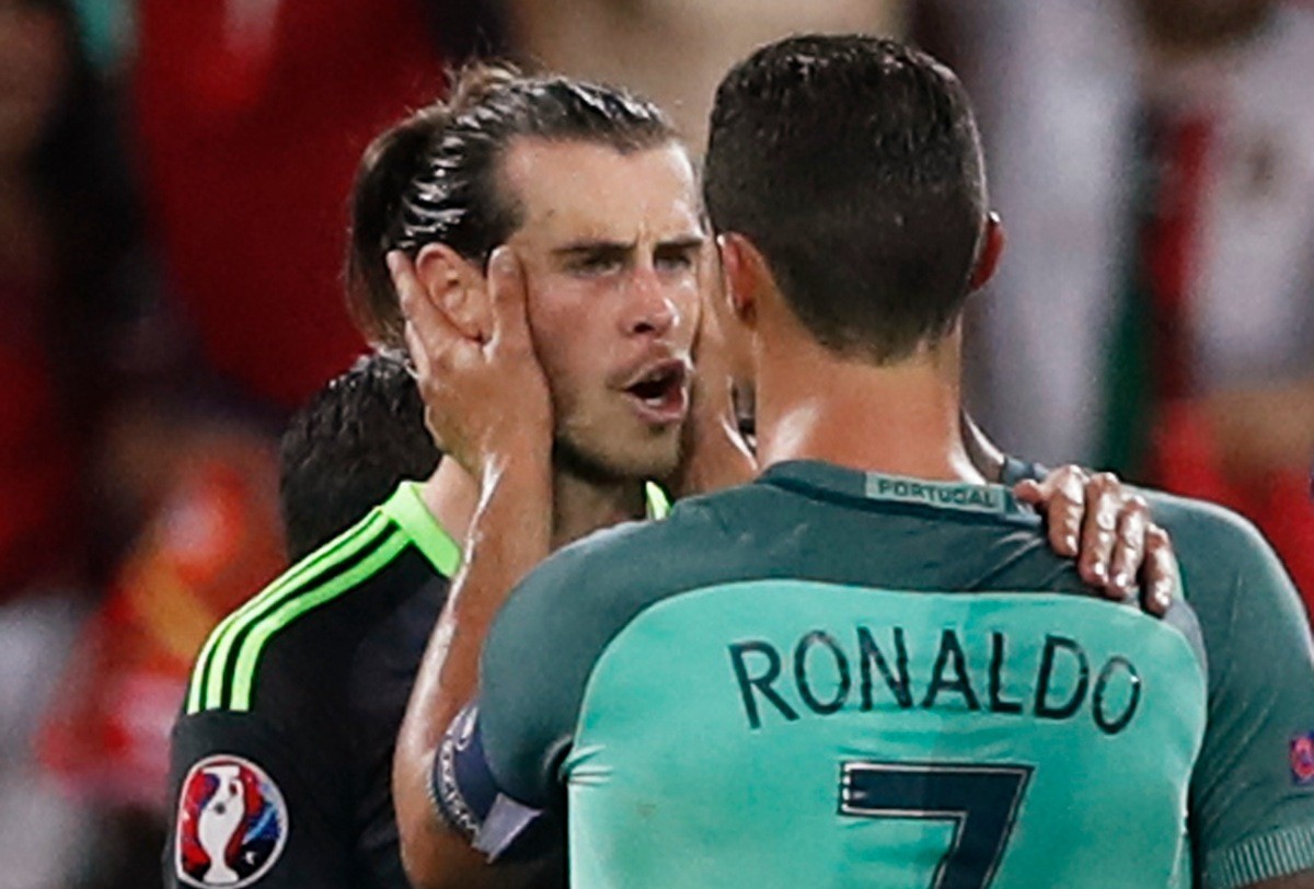 Gareth Bale a Cristiano Ronaldo