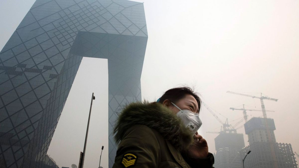čína smog