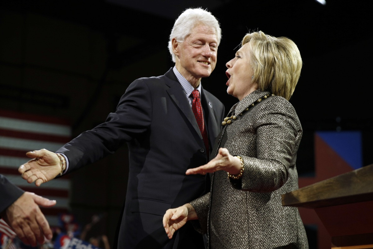 Bill Clinton a Hillary Clintonová