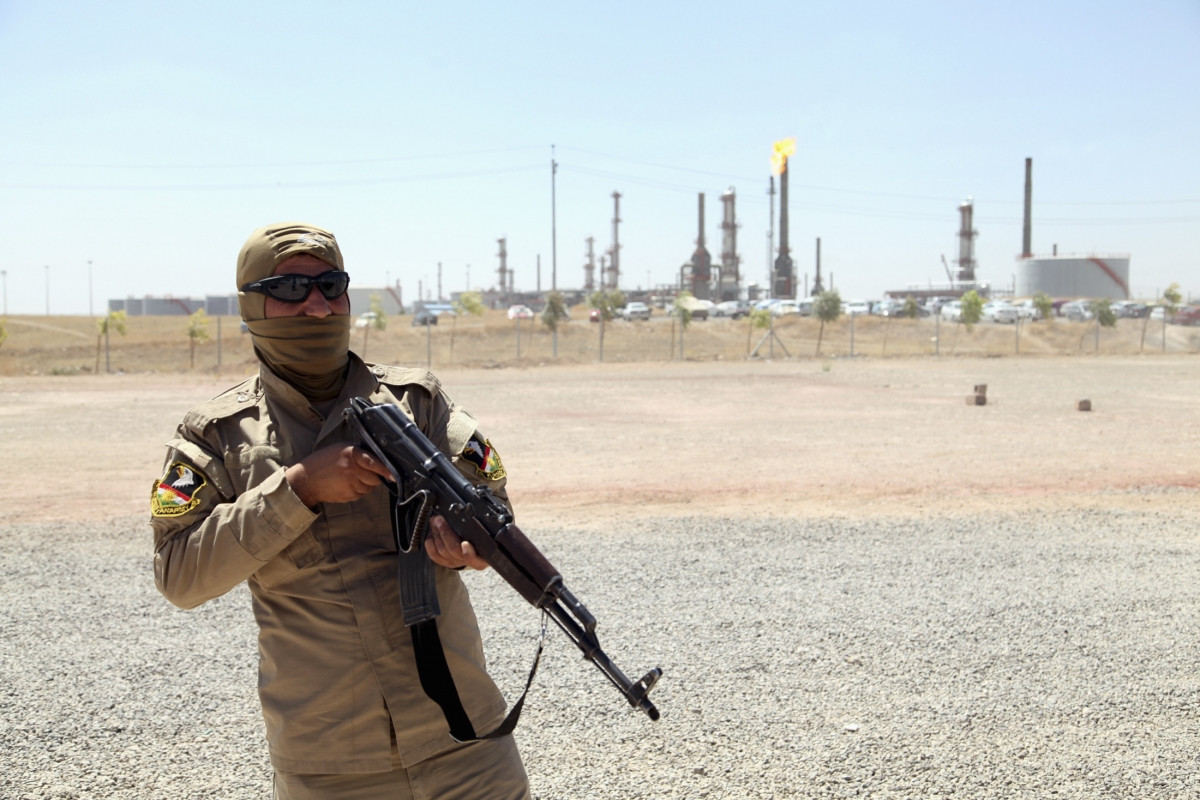 ropné pole irak