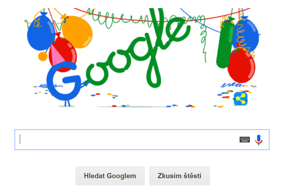 Google oslavuje osemnáste narodeniny. Teda približne. Presný dátum záleží na tom, čo presne sa oslavuje, a tak Google každý rok oslavuje trochu inokedy. Tento rok Google zverejnil svoj narodeninový doodle 27. septembra.