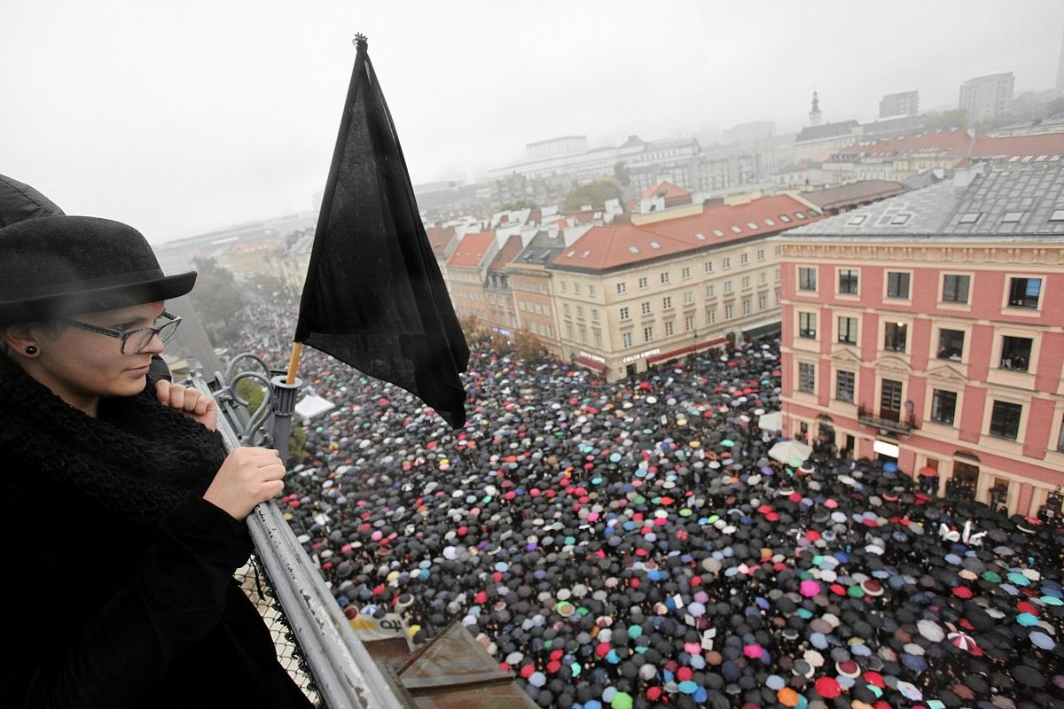 poľsko protest potraty
