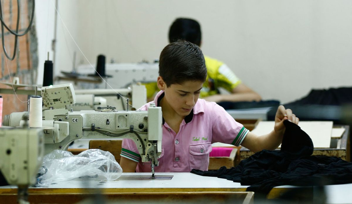 sýria deti práca