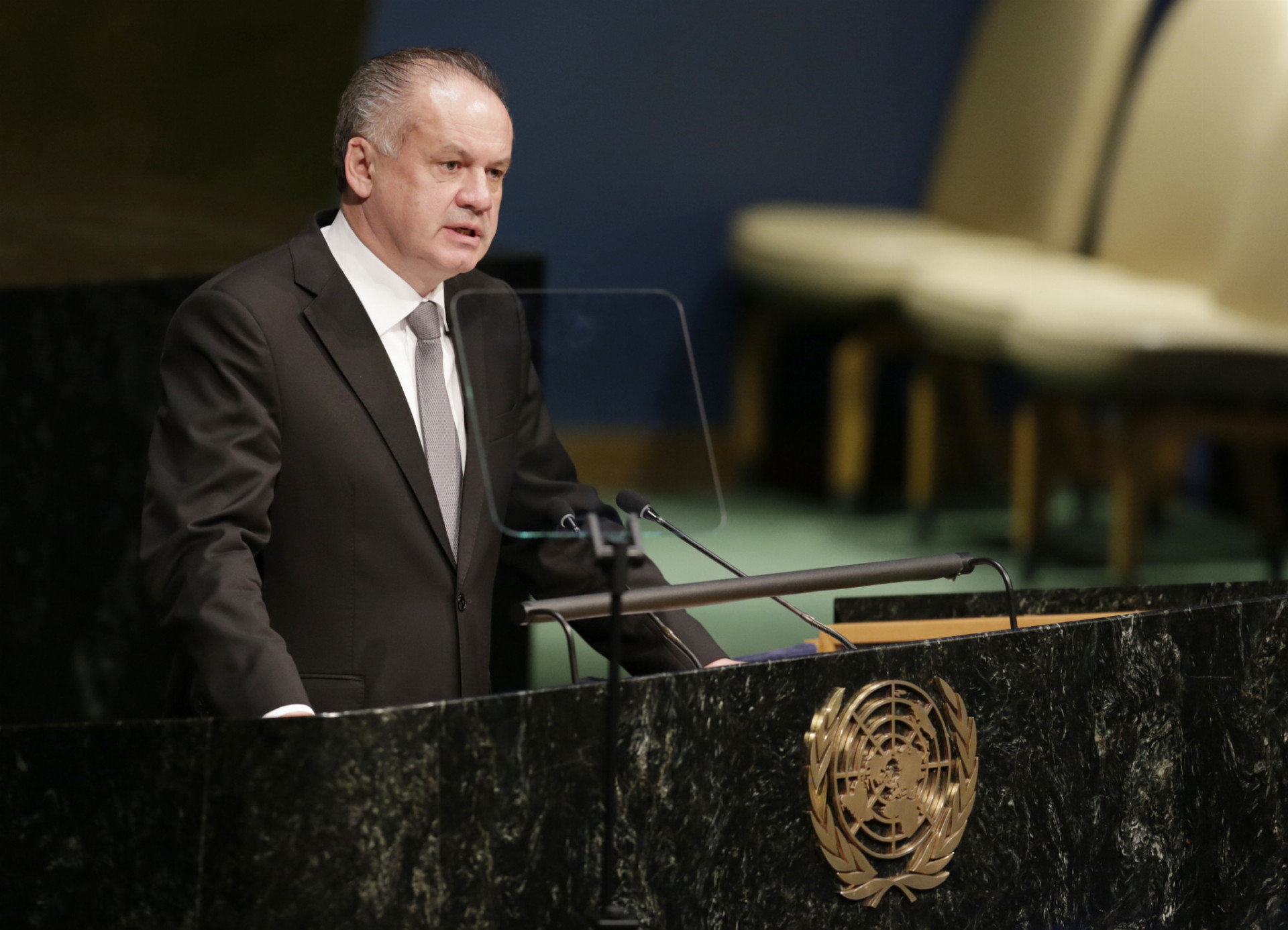 „Bola to hanba,“ tak prezident Andrej Kiska zhodnotil, že na valnom zhromaždení OSN negatívne rezonovali vyjadrenia premiéra Roberta Fica.