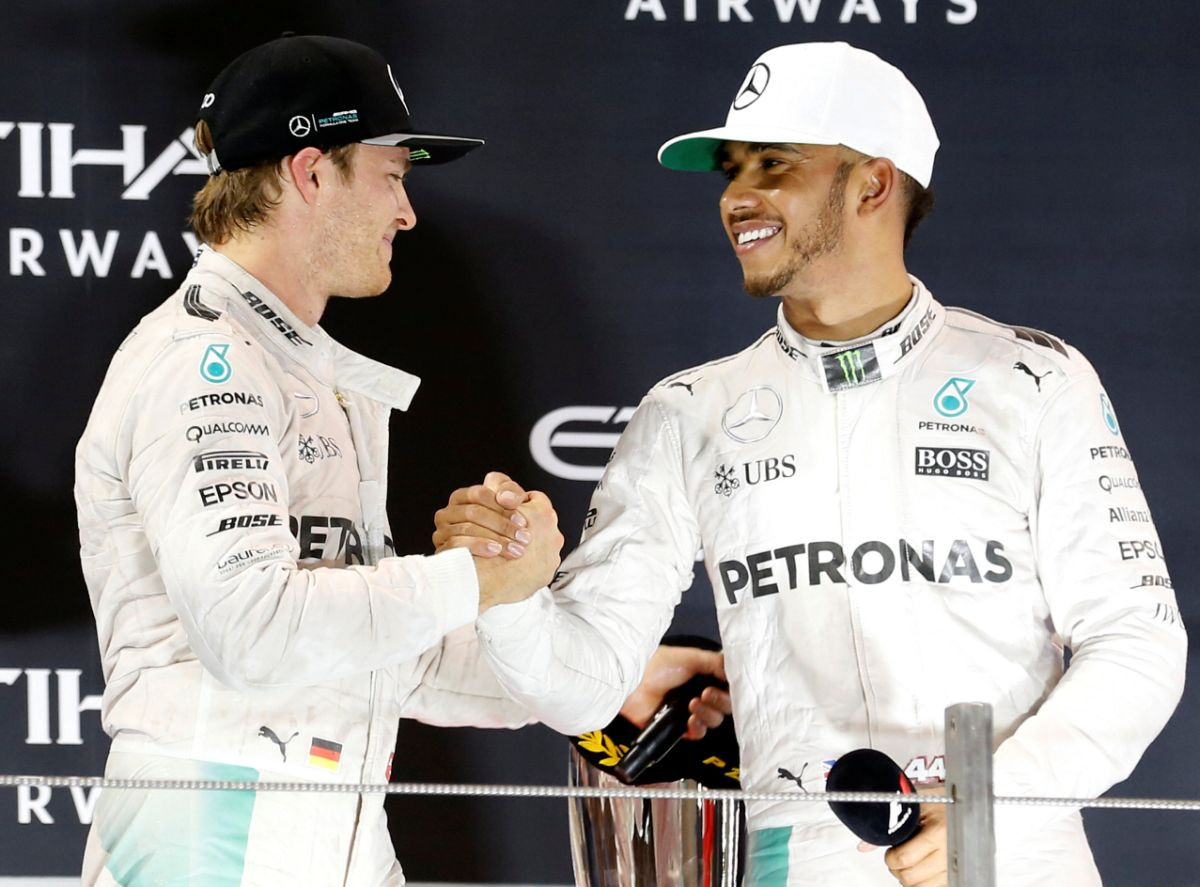 Nico Rosberg a Lewis Hamilton