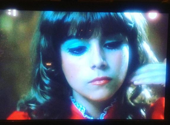 Ako dvanásťročná vo svojom prvom filme Kosenie jastrabej lúky (1981). Zahrala si vnučku Jozefa Kronera.