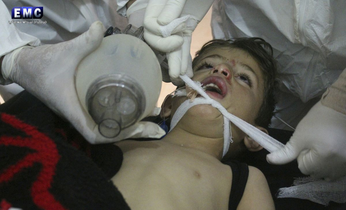 Sýria sily vládne útok chemický
