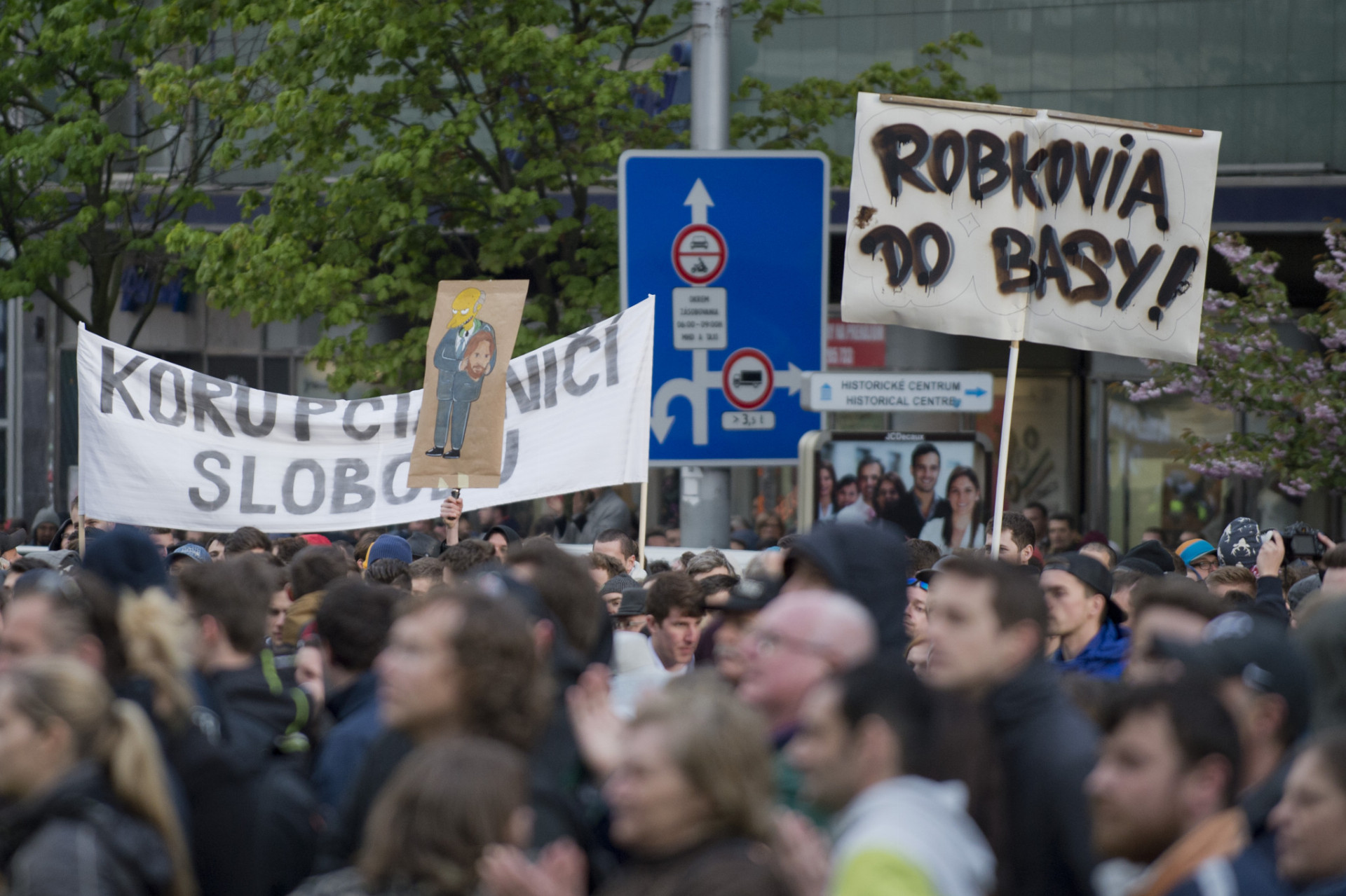 Veľký protikorupčný pochod v Bratislave
