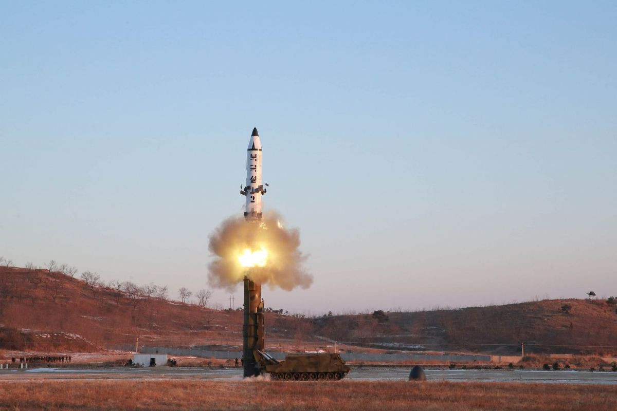 KĽDR Severná Kórea raketa test