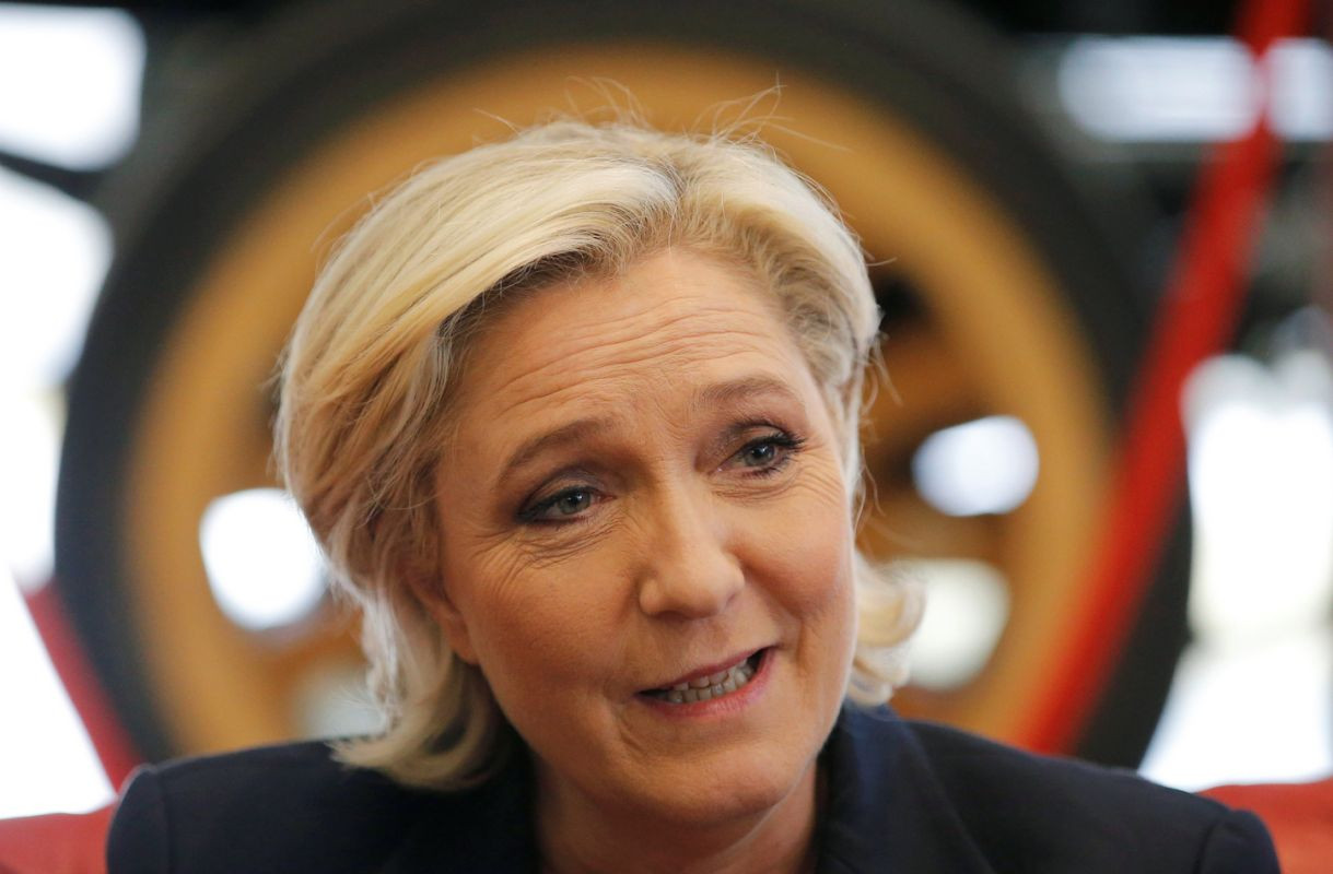 Francúzska prezidentská kandidátka Marine Le Penová
