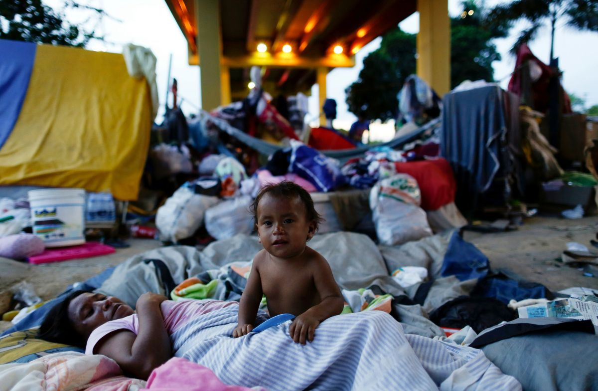 venezuela dieťa matka bez domova
