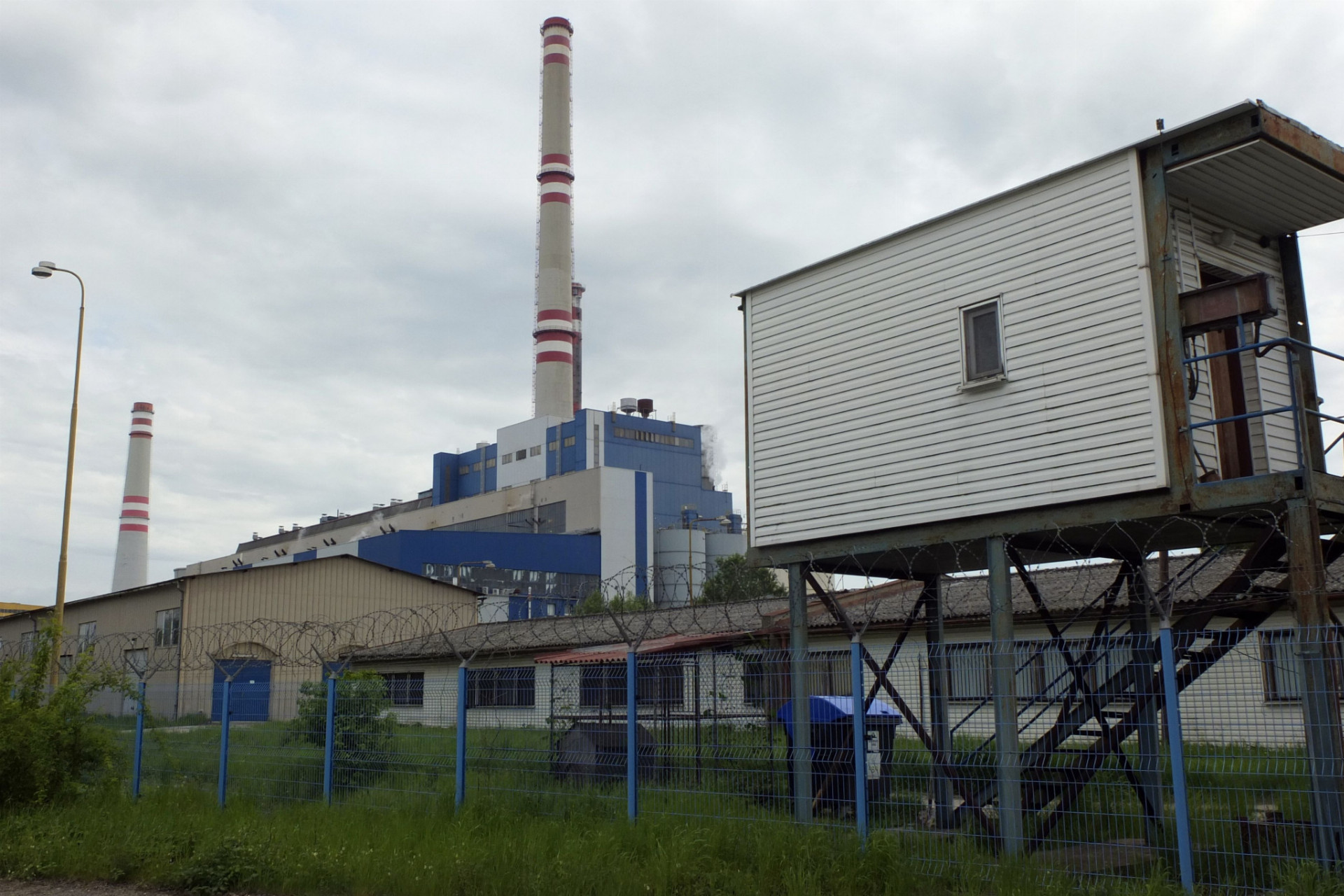 Čiernouhoľná elektráreň vo Vojanoch na východnom Slovensku.