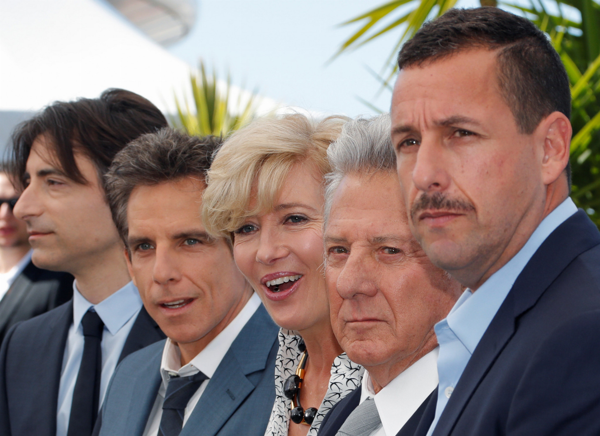Noah Baumbach, Ben Stiller, Emma Thompson, Dustin Hoffman a Adam Sandler.