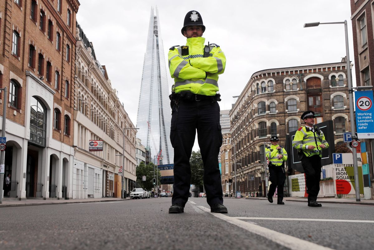 londýn polícia