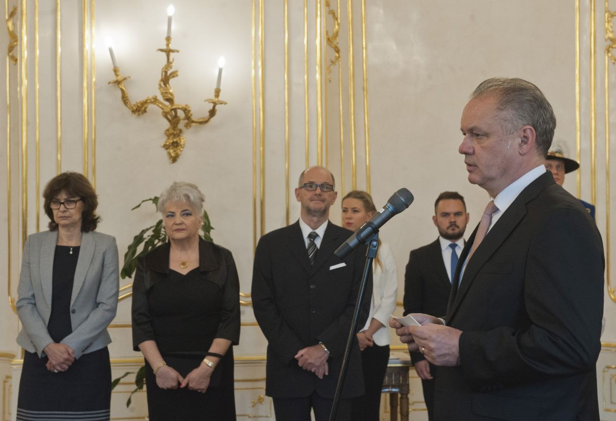 Prezident Andrej Kiska vymenoval nových sudcov