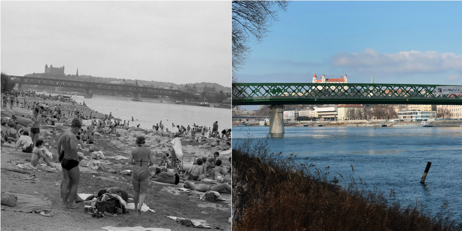 Prvým verejným kúpaliskom v Bratislave bolo Lido, ktoré založili v roku 1928. Pôvodne prírodné kúpalisko sa rozprestieralo na petržalskom brehu Dunaja, oproti niekdajšiemu nákladnému prístavu. Spočiatku bolo Lido iba upraveným štrkovým brehom Dunaja s niekoľkými ukotvenými pontónmi a malým dreveným bazénom, v ktorom cez bočné mreže voľne pretekala riečna voda. Časom štrkový breh upravili, postavili ďalší, väčší bazén a pribudli tiež jednoduché plátenné kabínky na prezliekanie. Takto vylepšené Lido otvorili v roku 1934. Rok nato vznikol v areáli kúpaliska požiar, avšak rýchlo sa ho podarilo obnoviť na kúpalisko so všetkým čo k nemu patrí. Kúpajúci Bratislavčania využívali dva betónové bazény obklopené murovanými tribúnami na ležanie či sedenie, dosky na skákanie aj šmykľavku. Samozrejmosťou boli sprchy, pohodlné ležadlá aj kabínky so skrinkami.
Návštevníkom Lida bolo k dispozícii tiež volejbalové ihrisko a pingpongové stoly, deti sa zase rady hrali na obľúbenom veľkom pieskovisku. Okolie trávnatého areálu malo udržiavaný parkový vzhľad, ktorého súčasťou boli betónové chodníky. V dreveným pavilónoch ponúkali kúpaliskové dobroty ako napríklad cesnakové rebierka a pečené klobásky, bratislavské rohlíčky, balkánsku zmrzlinu a samozrejme pivo alebo grenadinové striky. Voda v bazénoch bola ľadová, rovnako ako voda v Dunaji, v ktorom sa dalo plávať tiež. Lido bolo iba sezónne letné kúpalisko, za vstup sa muselo platiť, no napriek tomu to bolo mimoriadne obľúbené a navštevované miesto. V roku 1938 počas okupácie Petržalky bol k Nemecku pričlenený aj pravý breh Dunaja, a tak Bratislava stratila svoje kúpalisko. V roku 1944 bolo Lido poškodené počas bombardovania Američanmi, ale aj dlhé roky po vojne sem mnohí Bratislavčania radi chodili. Kúpalisko slúžilo verejnosti ešte začiatkom 80. rokov minulého storočia. V 90. rokoch sa objavili plány na rekonštrukciu Lida, ktoré malo byť súčasťou veľkého rekreačno-zábavného areálu, ale projekt sa napokon nezrealizoval.