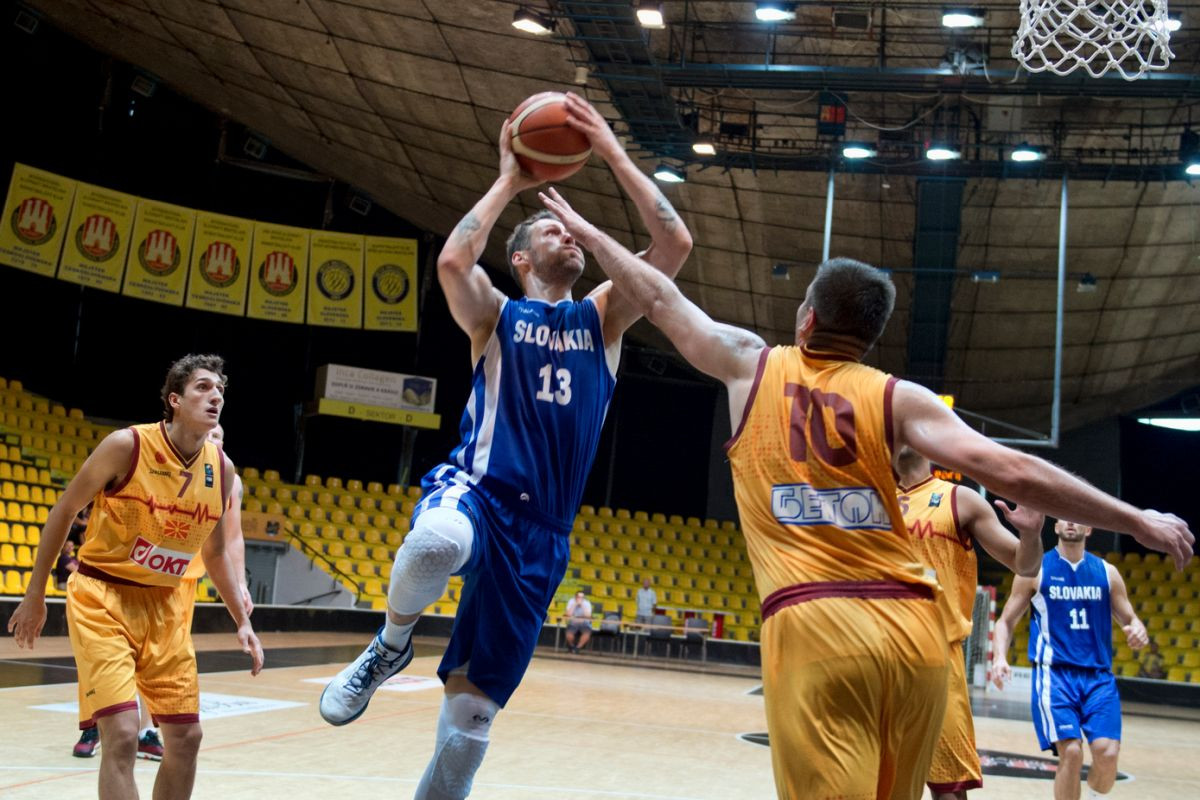 Prípravný basketbalový zápas Slovensko - Macedónsko