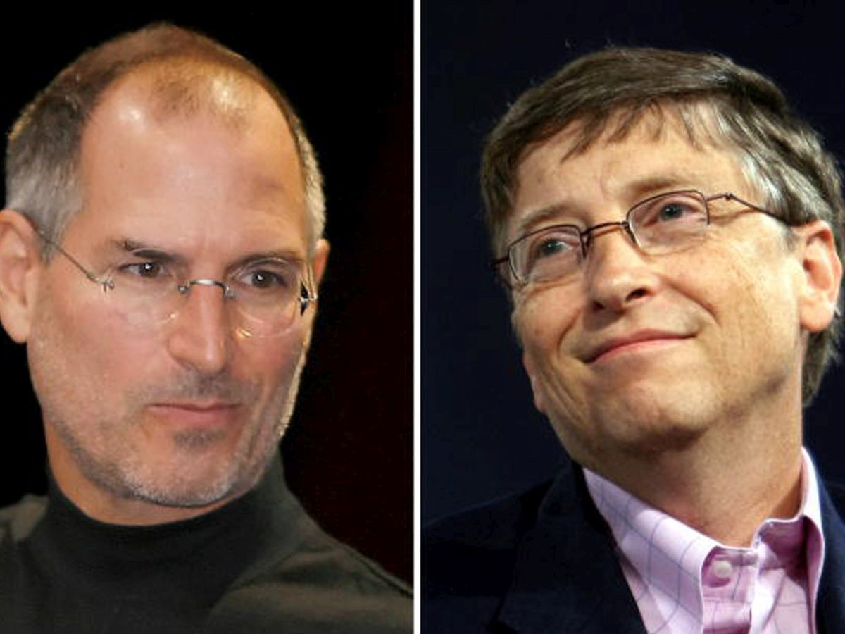 Steve Jobs, Bill Gates 