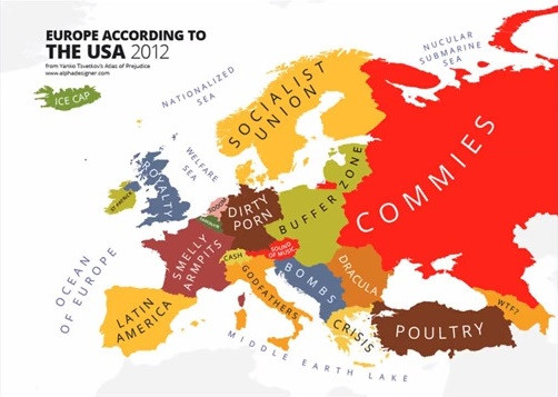 Európa podľa USA.