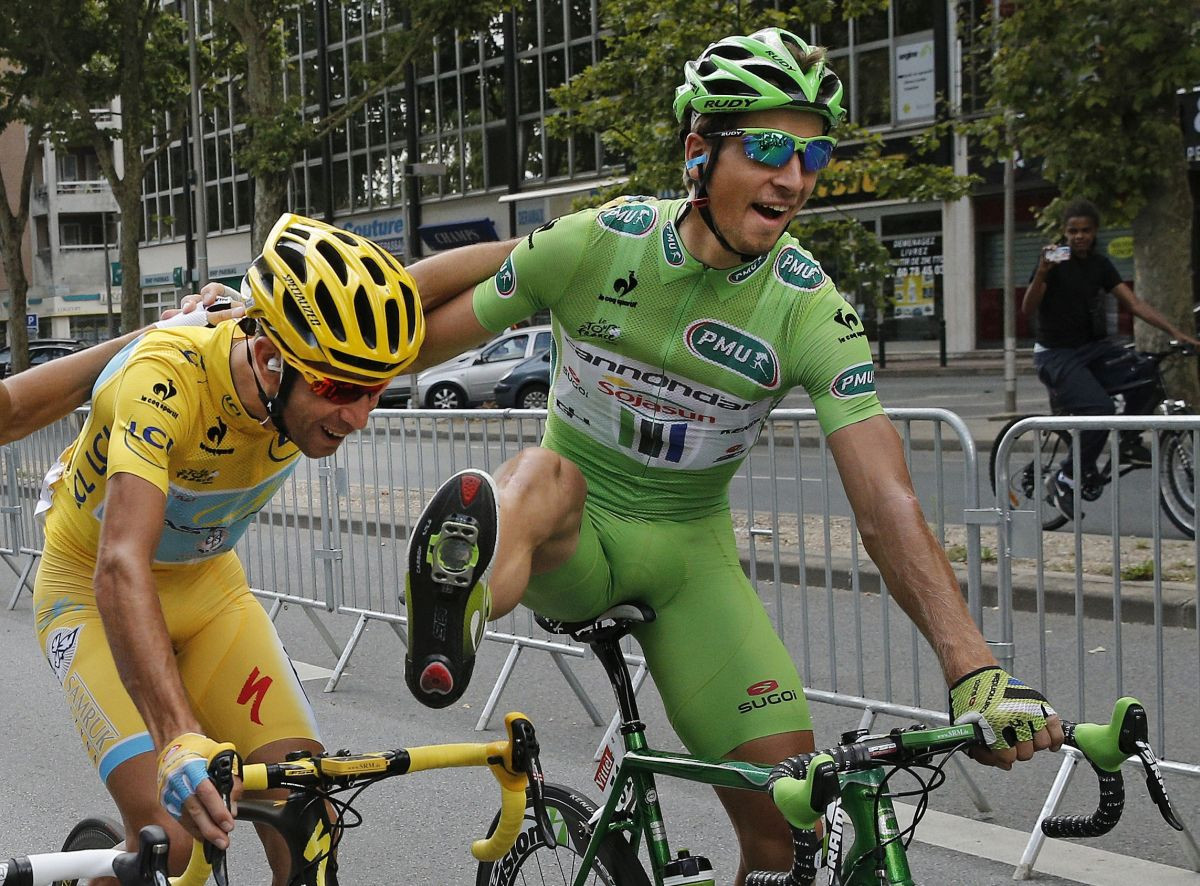 Peter Sagan a Vincezo Nibali