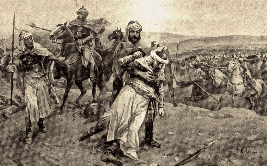 V bitke pri Tours padol aj vodca moslimských dobyvateľov Abd ar-Rahmán .
