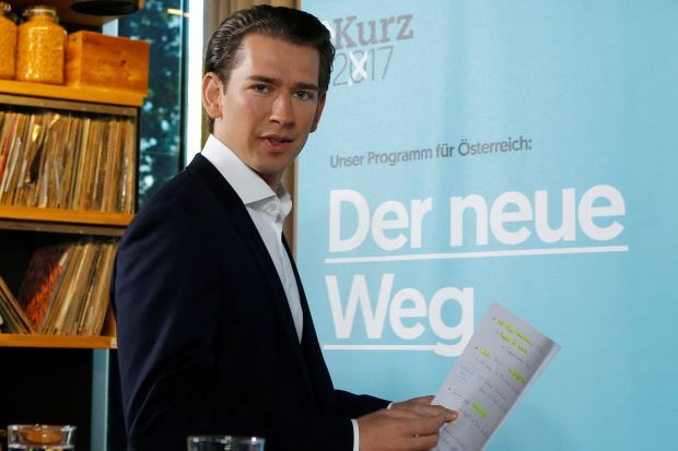Sebastian Kurz Rakúsko parlamentné voľby kampaň