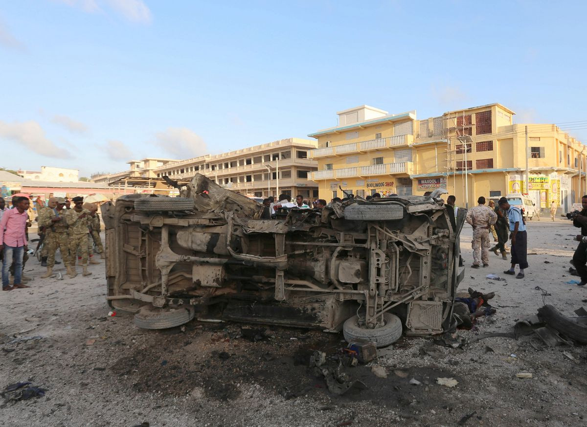 Výbuch s somálskom Mogadiše