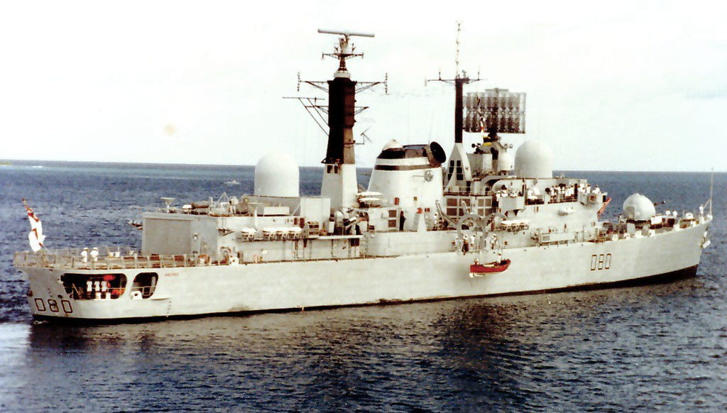Loď HMS Sheffield bola v službách britského námorníctva od júna 1971.