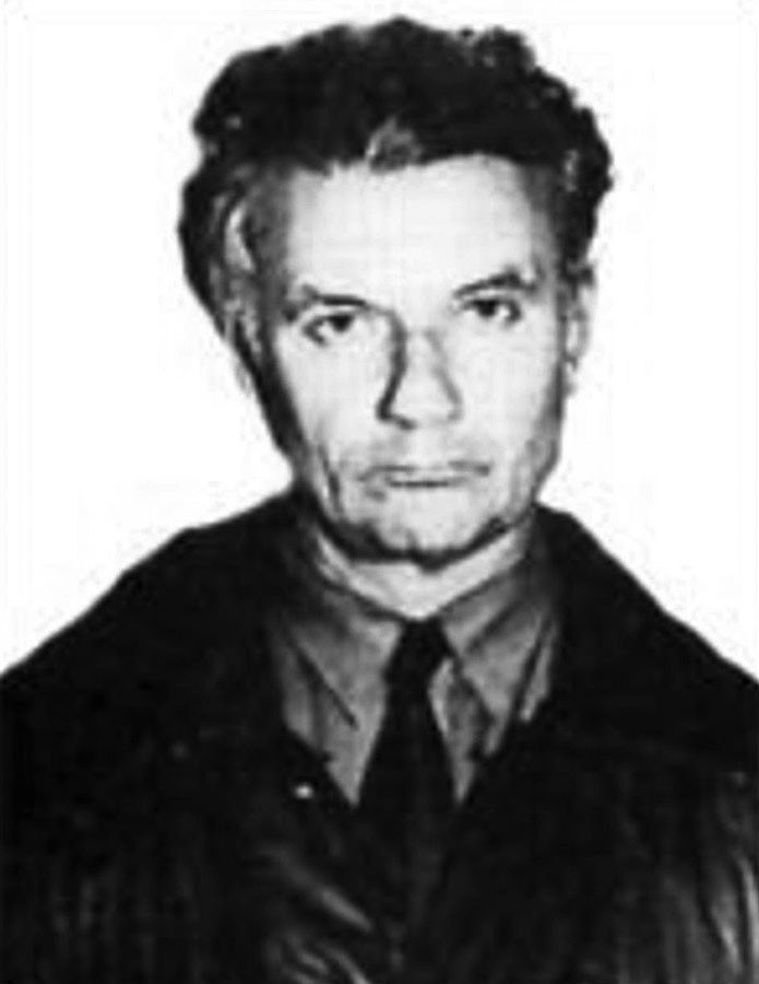 Andrej Čikatilo po zatknutí v novembri 1990.