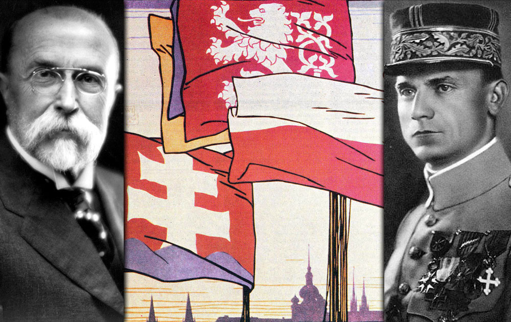 Tomáš Garrigue Masaryk a Milan Rastislav Štefánik boli kľúčovými osobnosťami pri vzniku československého štátu.