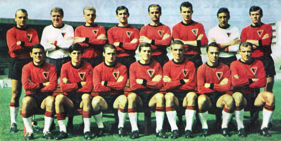 Mužstvo Spartak Trnava, ktoré v roku 1967 získalo Stredoeurópsky pohár. 
