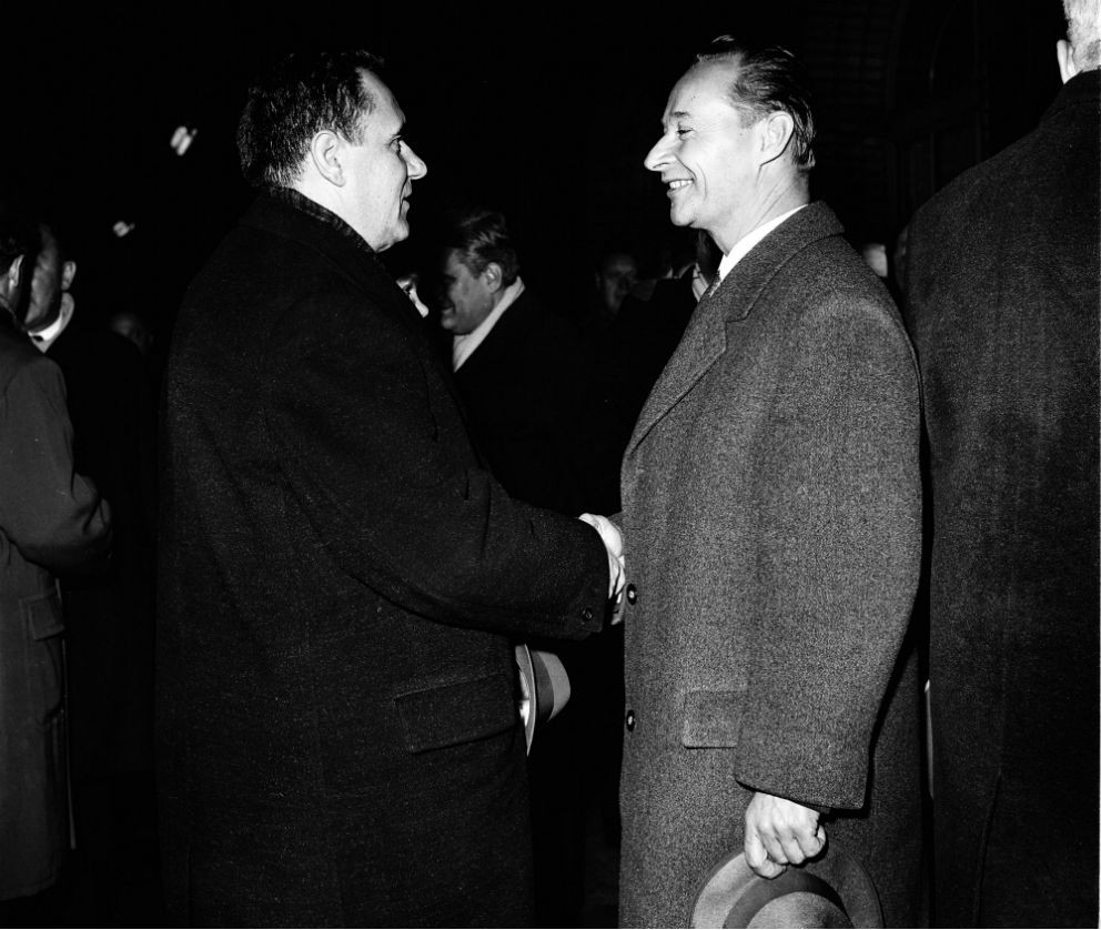 Alexander Dubček so sovietskym ministrom zahraničných vecí Andrejom Gromykom v roku 1968.