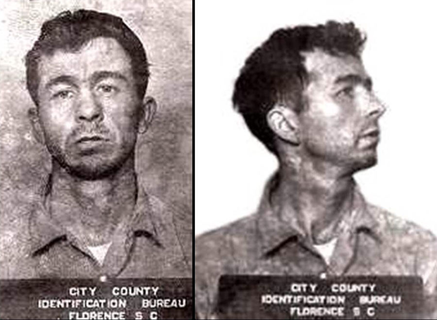 Donald Gaskins na snímkach z policajnej databázy okresu Florence.