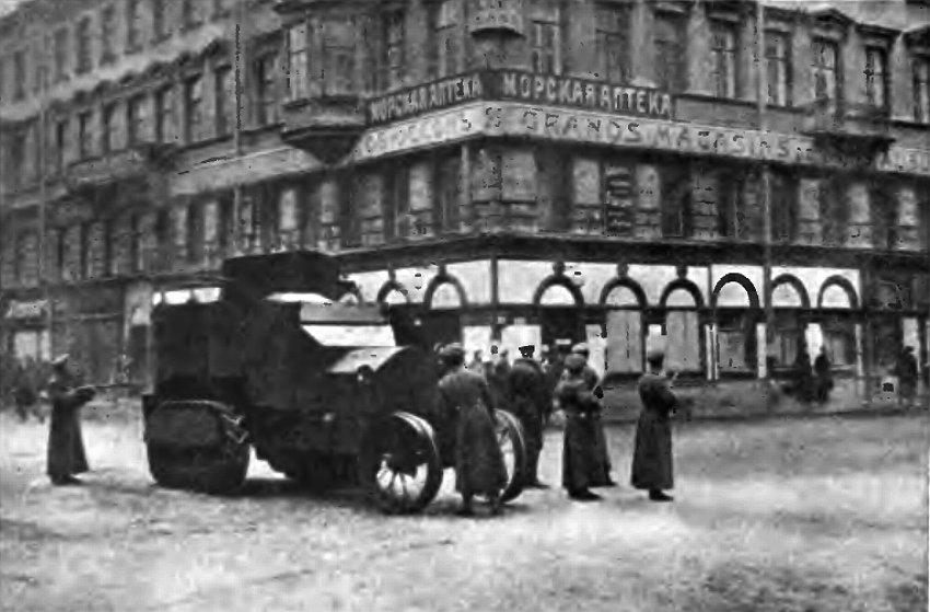 Už 6. novembra obsadili vojaci a červení gardisti obsadzovať dôležité body v Petrohrade.