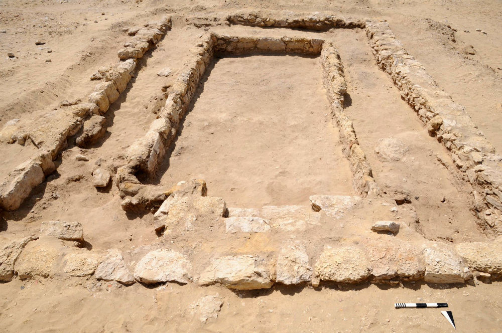 Zvyšky gymnázia z helénského obdobia, ktoré v Egypte objavili nemeckí archeológovia.