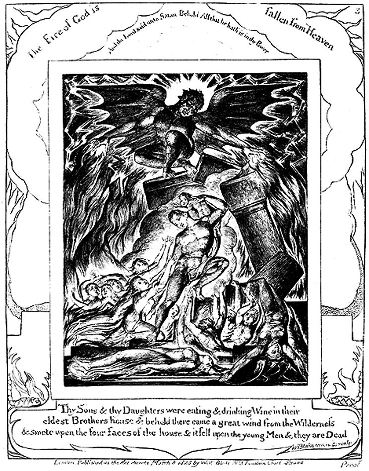 Ukážka z Knihy Jóbovej od Williama Blakea