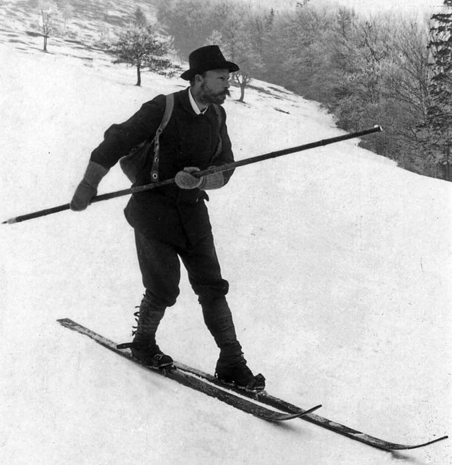 Matthias Zdarsky je považovaný za tvorcu modernej techniky lyžovania. 